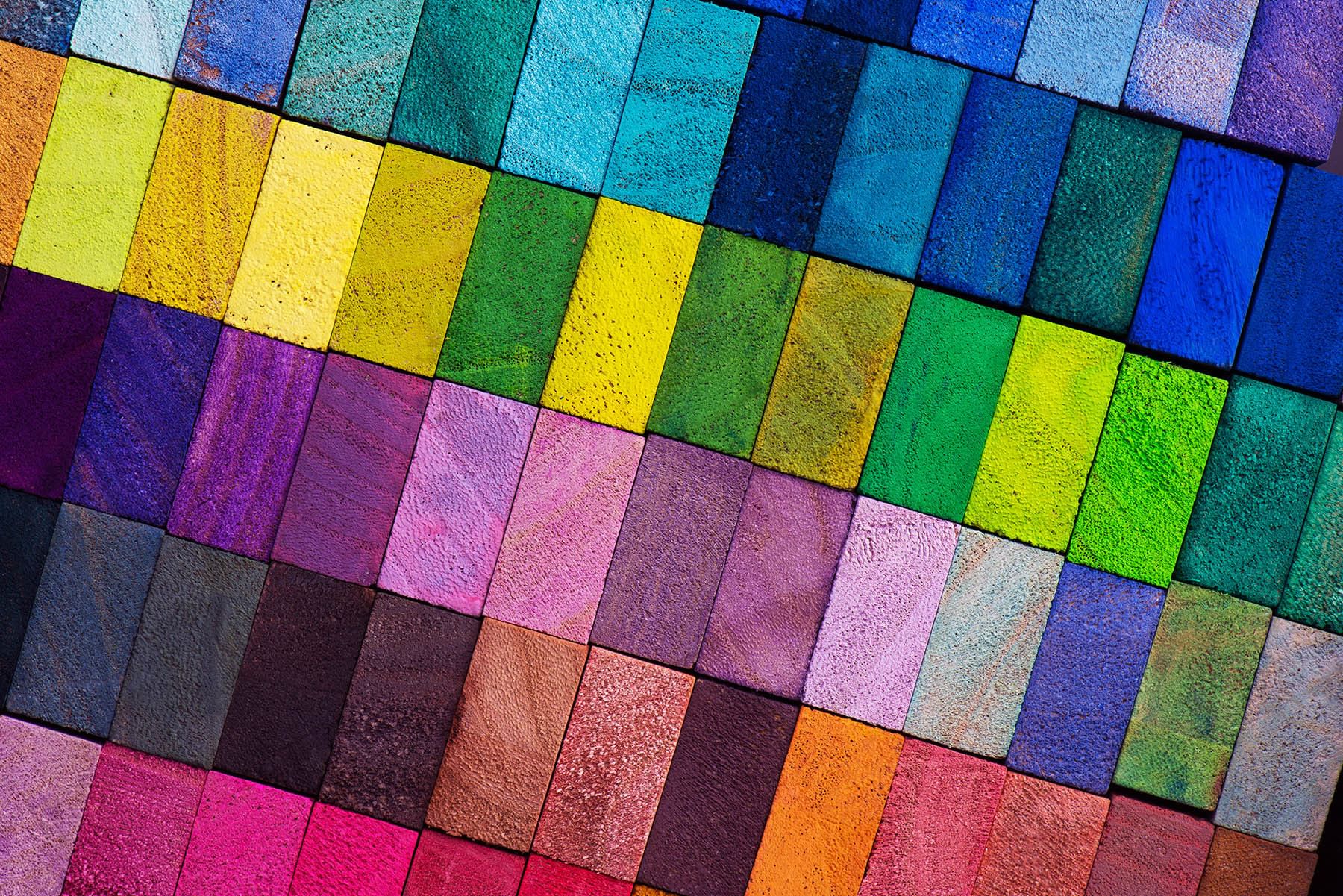 Diversity Mosaic Colorful Blocks reduced size