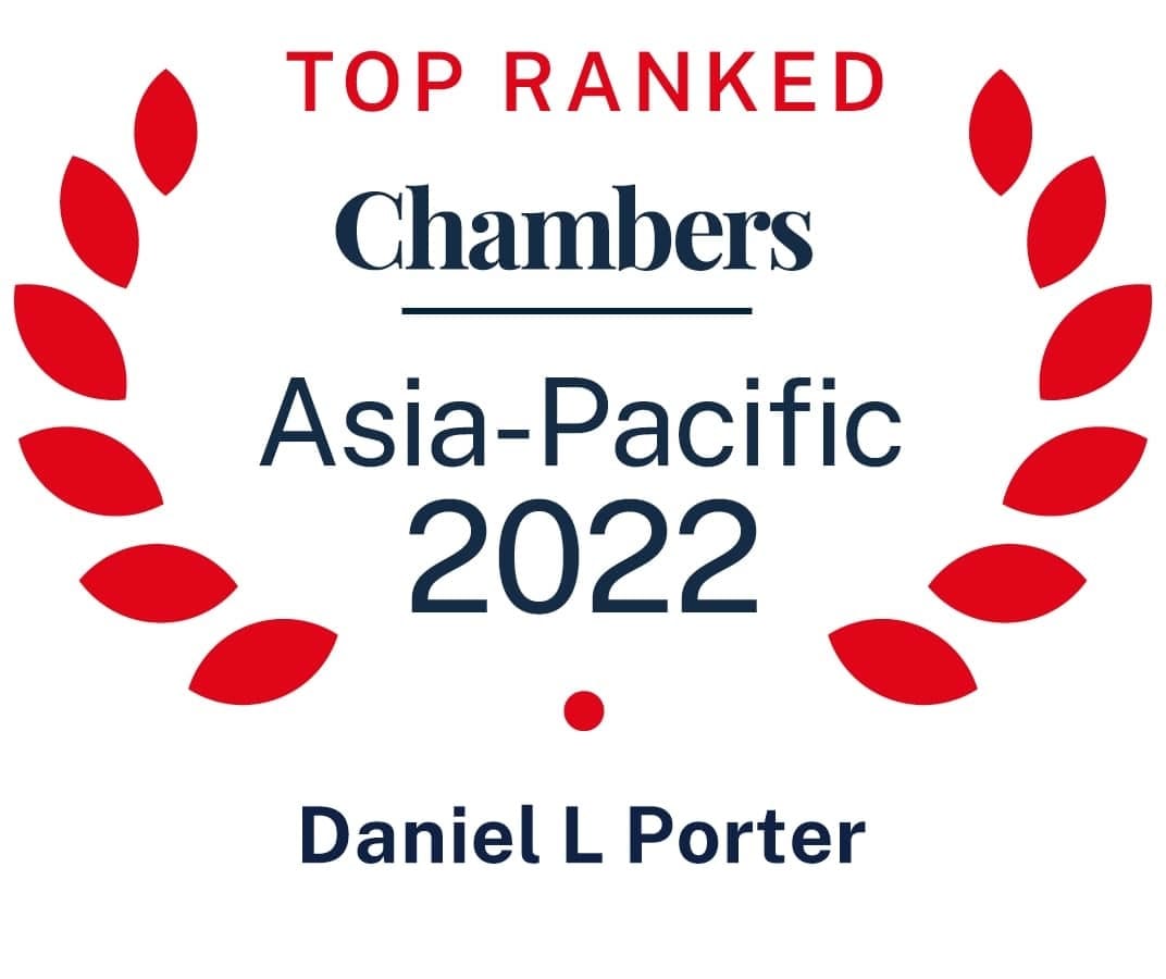2022 Chambers Asia Pacific Daniel Porter