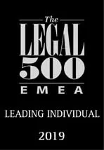Legal 500 emea leading INDIVIDUAL 2019
