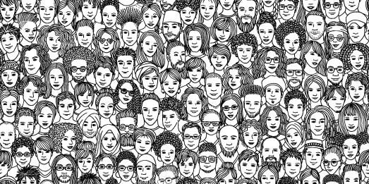 Diverse group of people Vector